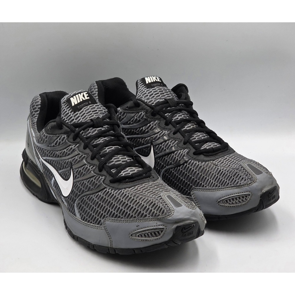 NIke Air Max Torch 4 Cool Grey Mens Size 15 White Black Pure Platinum 343846 012